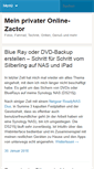 Mobile Screenshot of blog.zactor.de